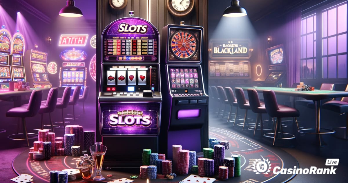Canlı Slotlar ve Canlı Blackjack - Hangisi Daha İyi